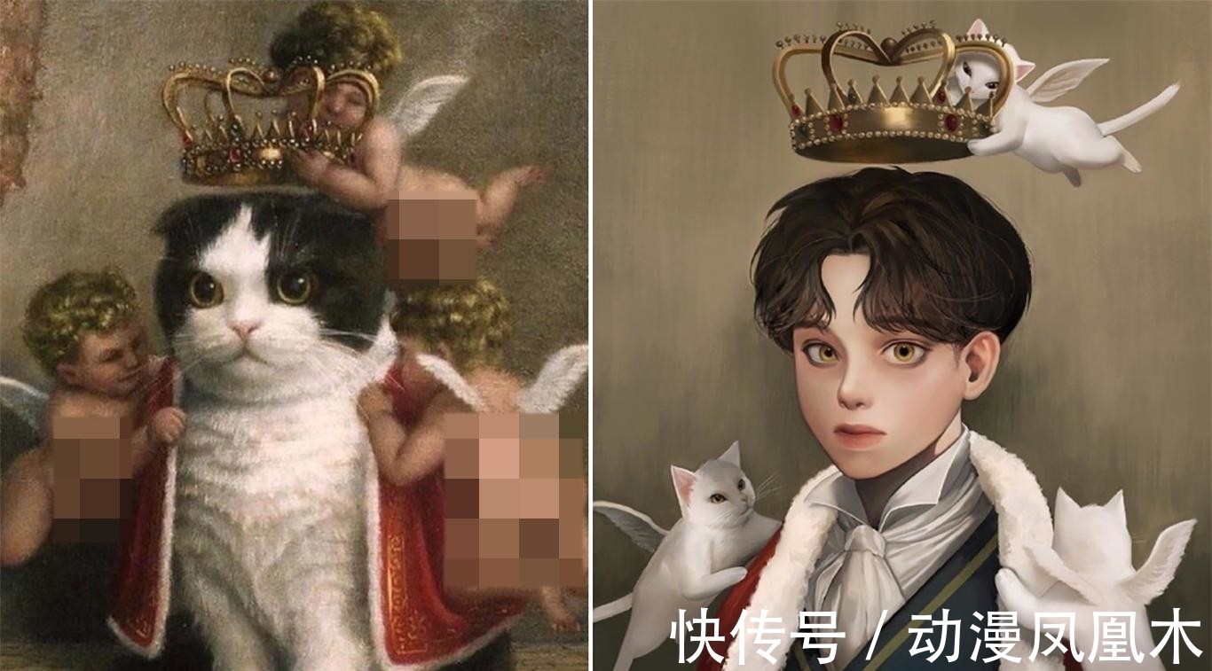 二次元化|当动物被画师二次元化,可盐可甜可帅气,还是纸片人更让人心动