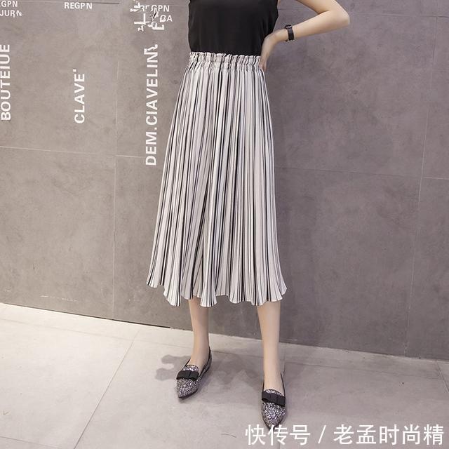 高腰 想要飘逸又怕裙装走光,优雅时髦的裙裤来帮你