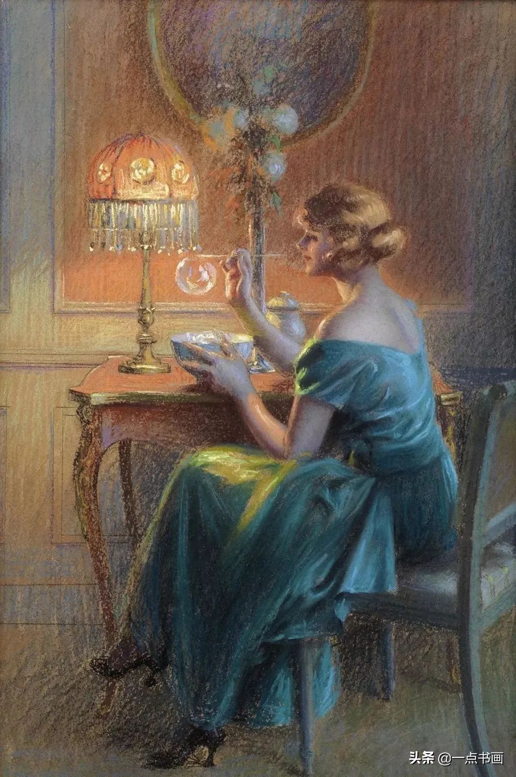 精致@他笔下的女子细腻精致,光泽诱人