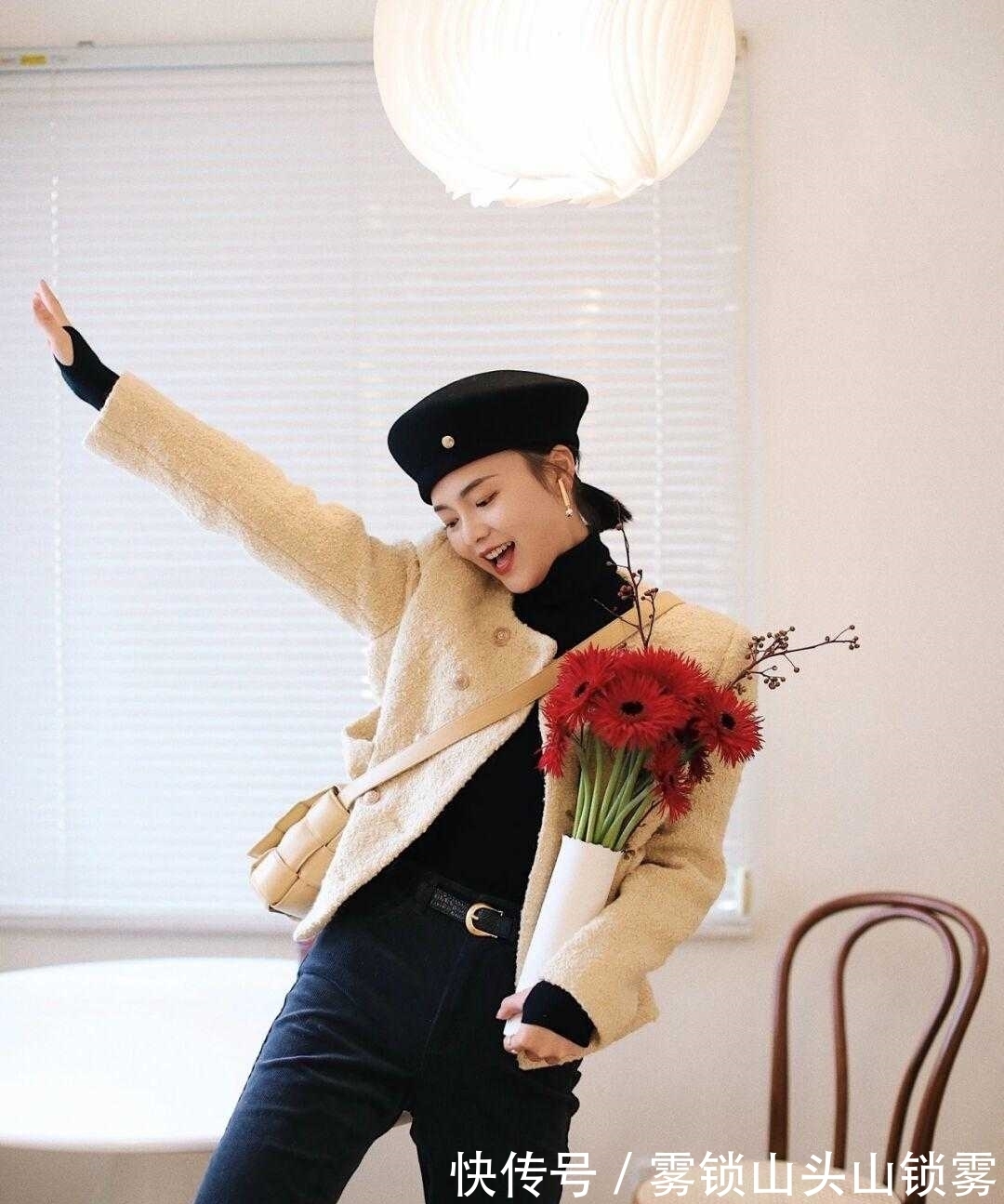 连衣裙 过年怎么穿保暖又洋气?借鉴这几套搭配,简约利落又有高级感