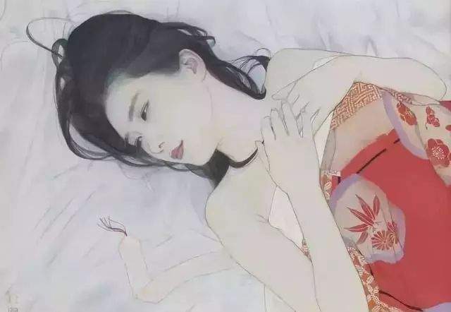 笔下|人称日本最美女画家，竟然这样画美女，极具香艳的极致诱惑