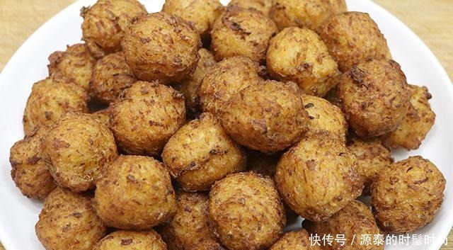 萝卜|萝卜丸子这样做,不用加水,外酥内软,解馋又不腻,比狮子头好吃
