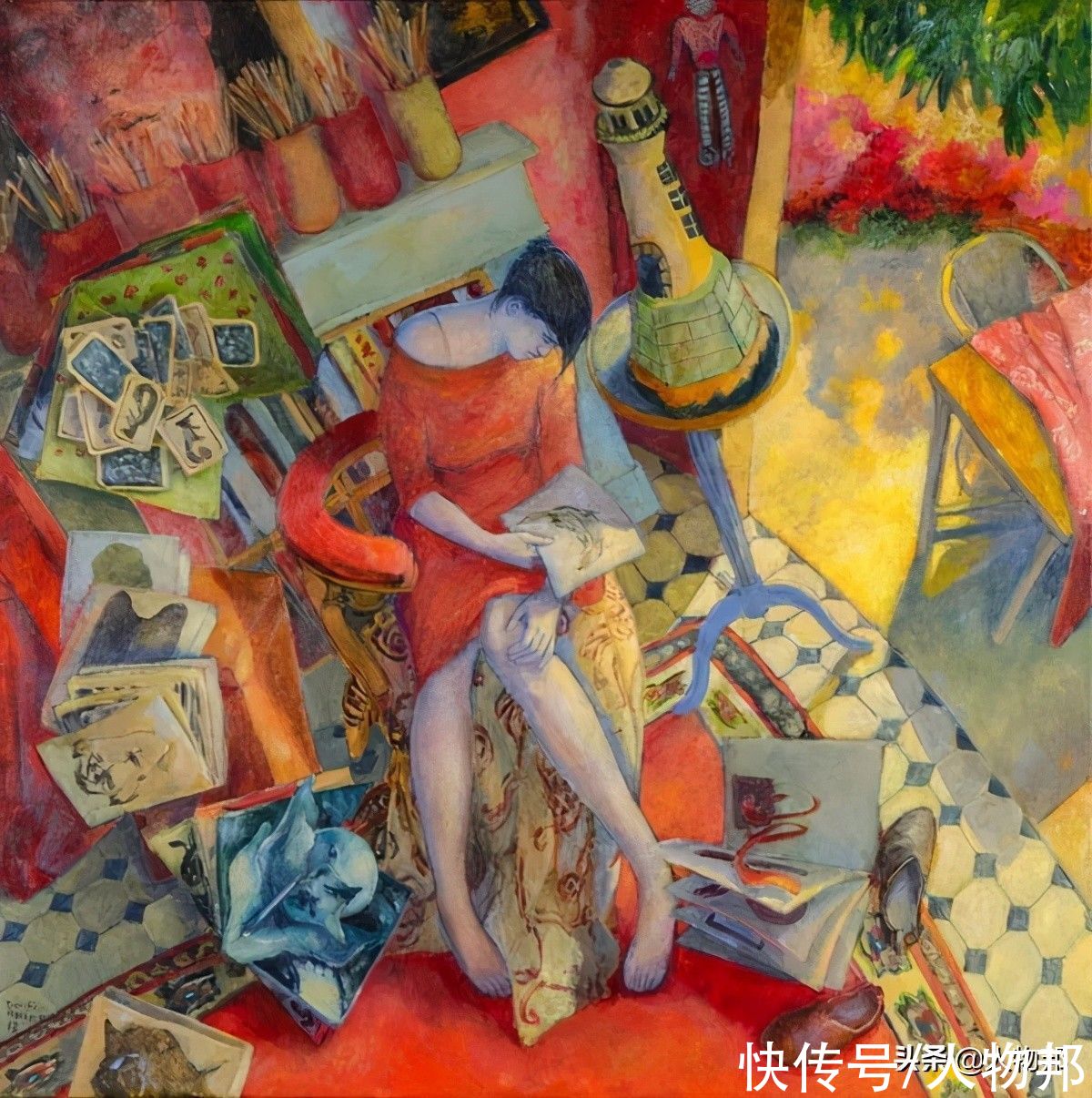 莫里斯|法国现代新纳比画派女画家杜·福尼尔作品欣赏