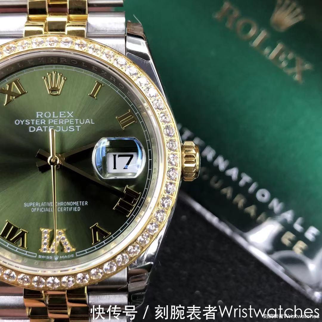 日历|EW厂新款劳力士日志绿盘36mm复刻表质量怎么样?