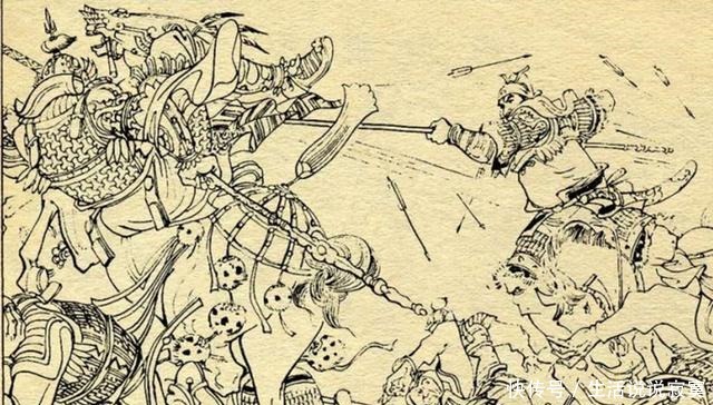 瓦岗|隋唐金刀将败瓦岗五虎将，被裴元庆砸下悬崖，被雄阔海枪挑而亡