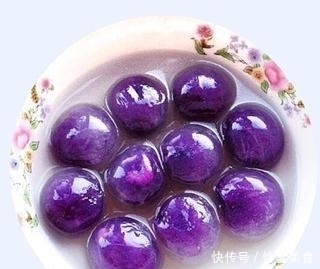 无需|7步做水晶紫薯丸子,无需面粉,Q弹软糯,4元一大碗,孩子最爱