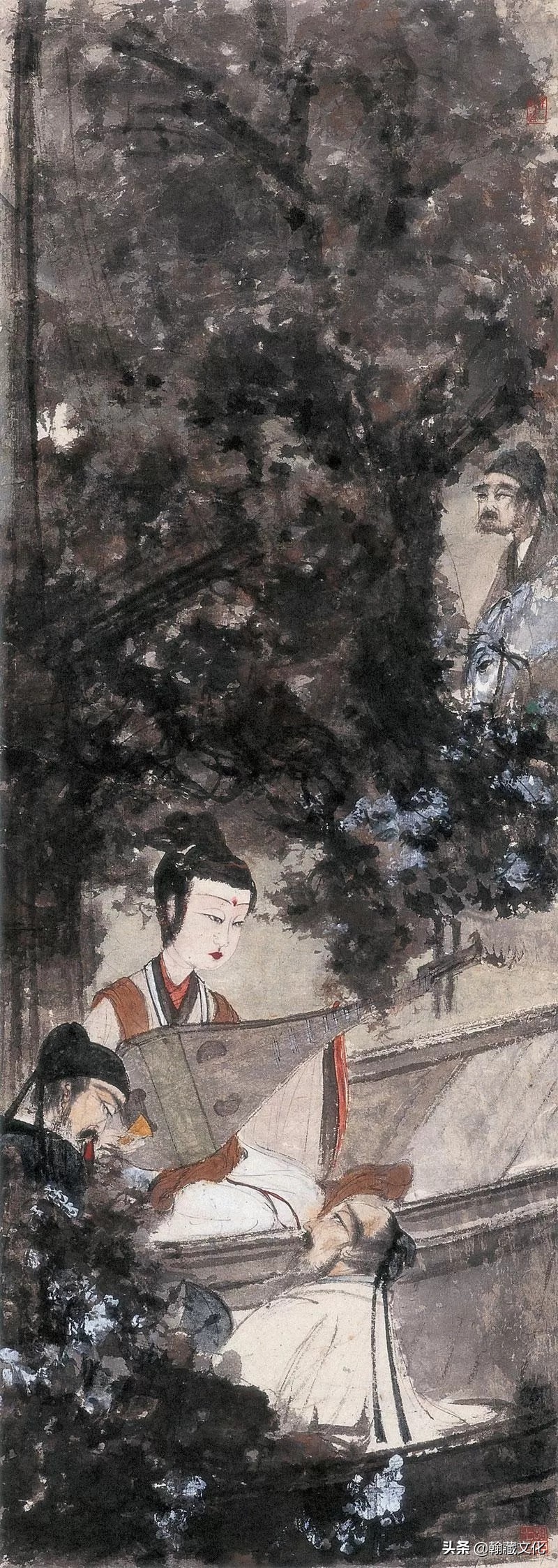 中国画$傅抱石人物画精选