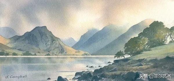 c画家约翰·坎贝尔 John Campbell水彩作品欣赏