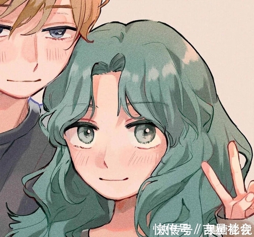 情侣头像|甜丧·低糖·动漫情侣头像:我们有过各种创伤,但我们今天应该快活。