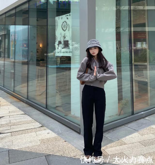 卫衣|卫衣这么穿,真的显胖又显矮