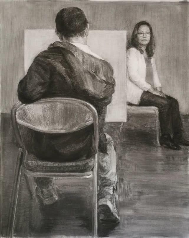 纸本炭笔|赏析中央美术学院2020届基础部素描作品欣赏