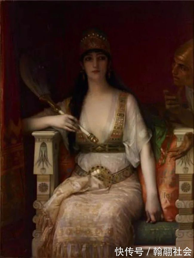 哈姆雷特#见证实力!法国新古典主义学院派画家,亚历山大·卡巴内尔的油画