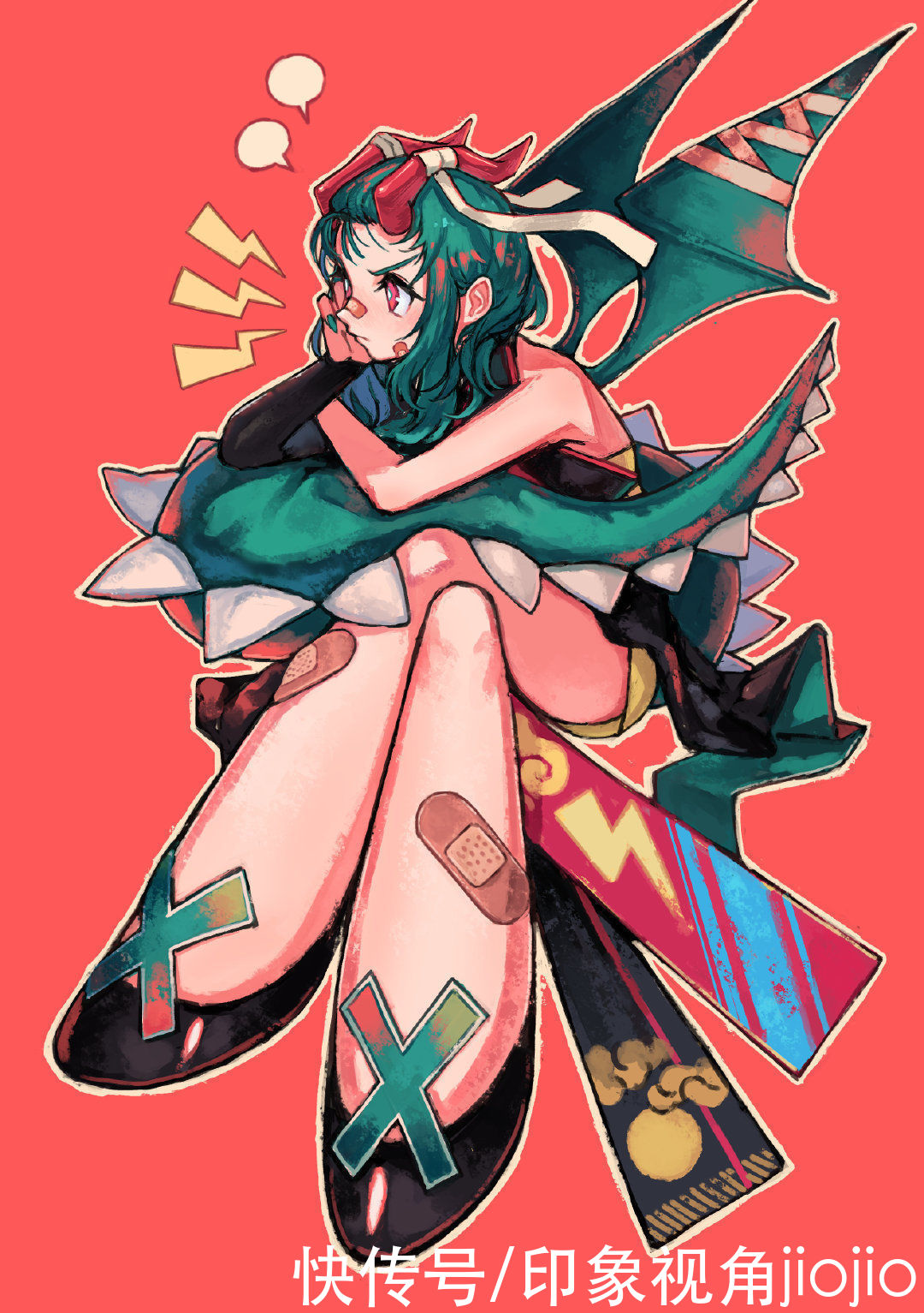 色彩|以少女思绪为题材的插画作品，通过色彩传达情感