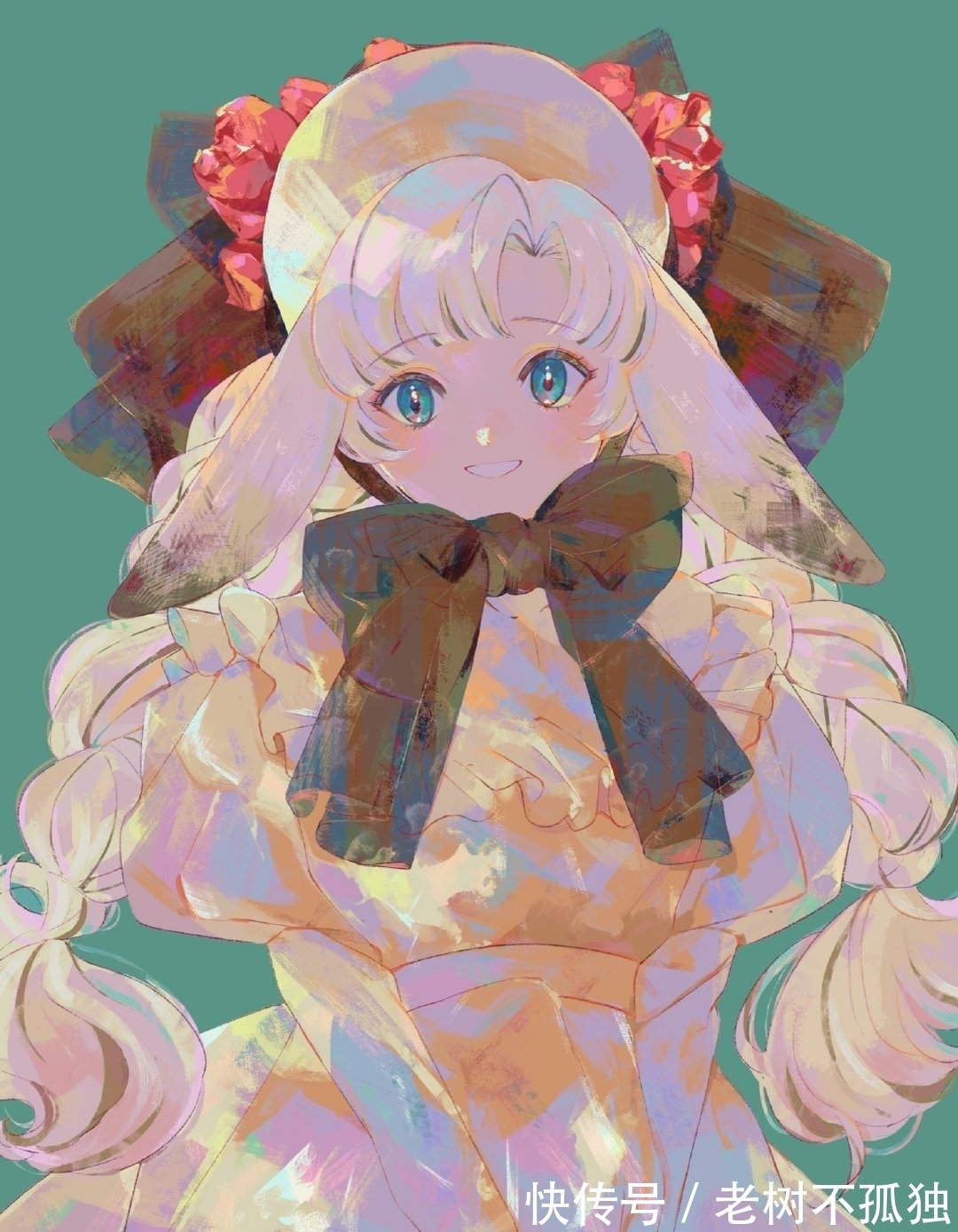 人物插画|唯美的萝莉人物角色手绘,线条随意却很轻快