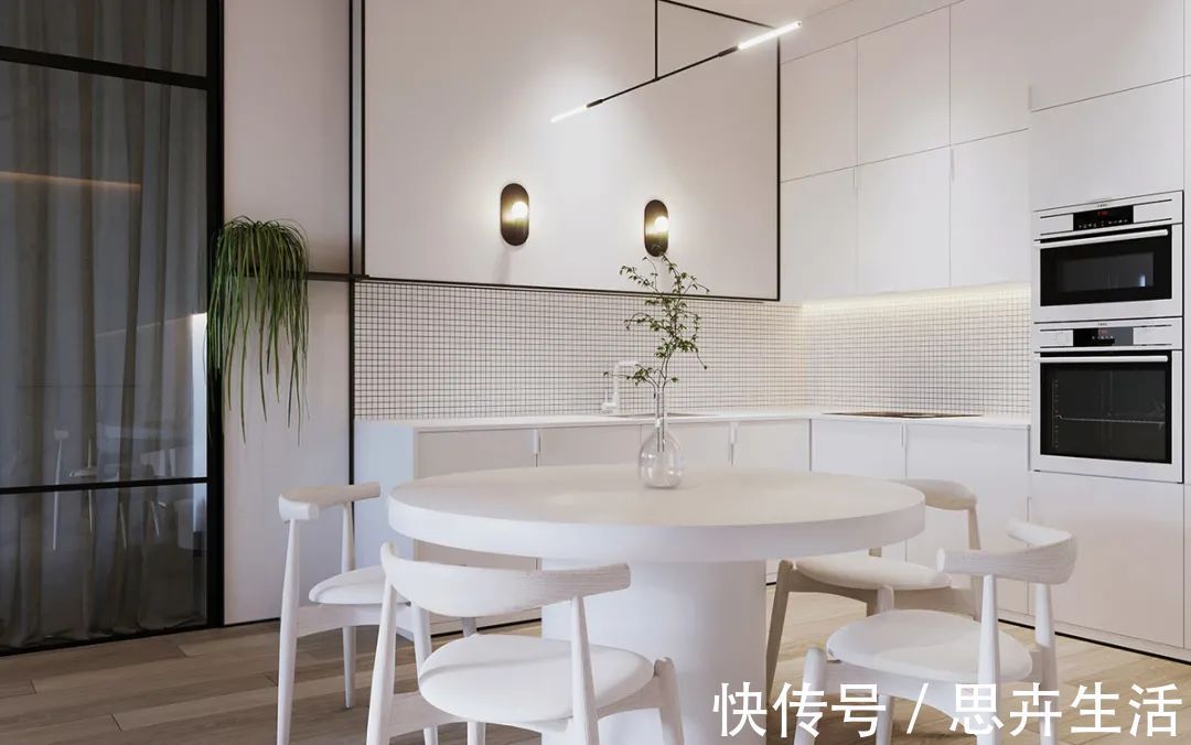 墙面|140㎡现代极简,大胆撞色设计,简约清新布置,年轻人的高级感