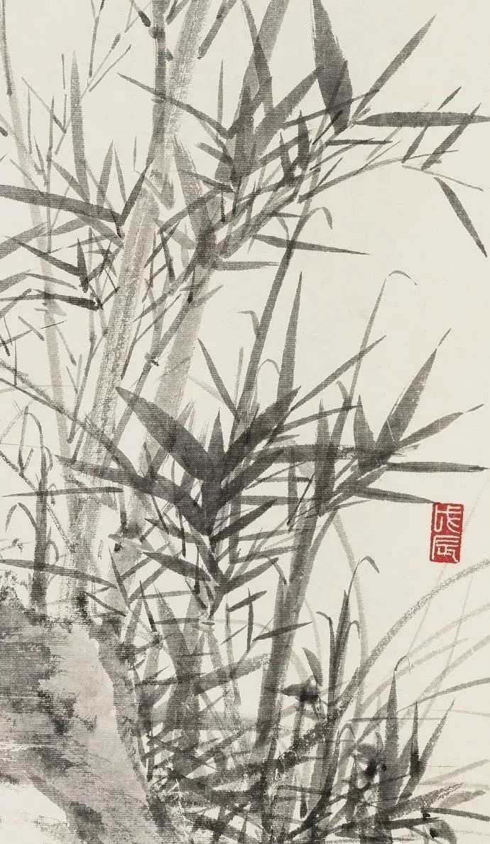 画竹@启功画竹大全，清秀至极！