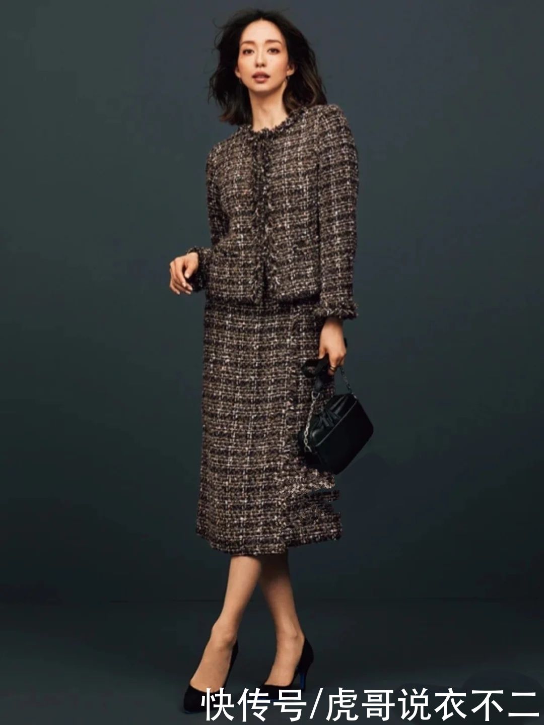  色系|讲真初冬还是霓虹妹子最会穿，看人气博主松岛花，优雅高级真迷人