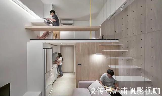卧室|一家三口人住16㎡的家，连床都没有，他们却说舒服得很！