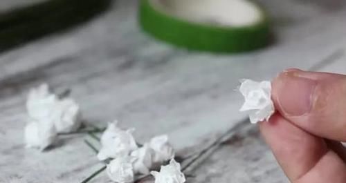 想到|谁能想到这么浪漫的满天星,竟是卫生纸揉的假花,附教程