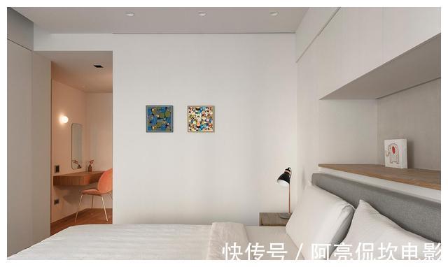 茶室|100㎡三居室,没有电视墙,开放式茶室、餐厨一体化,让家更实用!