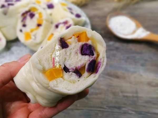 学会这面食,早餐轻松做,比包子简单,不用加糖也甜美,好棒