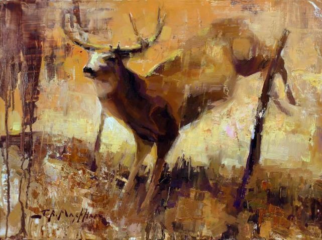 马克汉姆$动物锦集,加拿大画家杰里·马克汉姆作品欣赏