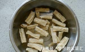 春节大鱼大肉吃多了,送您清炒腐竹,清淡美味,营养丰富,吃不够