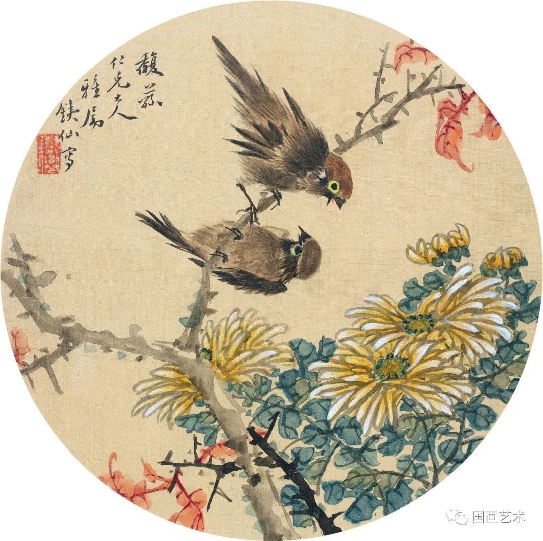 秋菊@跛道人笔下的秋菊,明媚绚丽