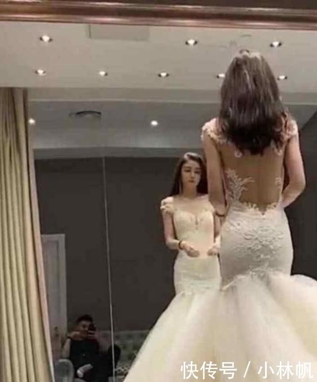 小姐姐|新娘穿上婚纱像芭比娃娃,拉开帘子的一瞬间,网友:女神级别