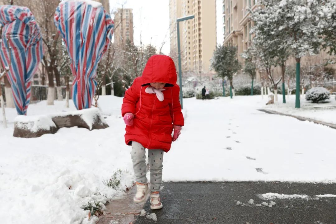 孙俊杰|多图！雪中的烟台高新区美出新高度