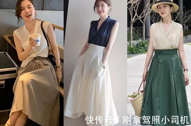 伞裙 半身裙很多却不会搭实用的穿搭技巧,显瘦好看又很有女人味!