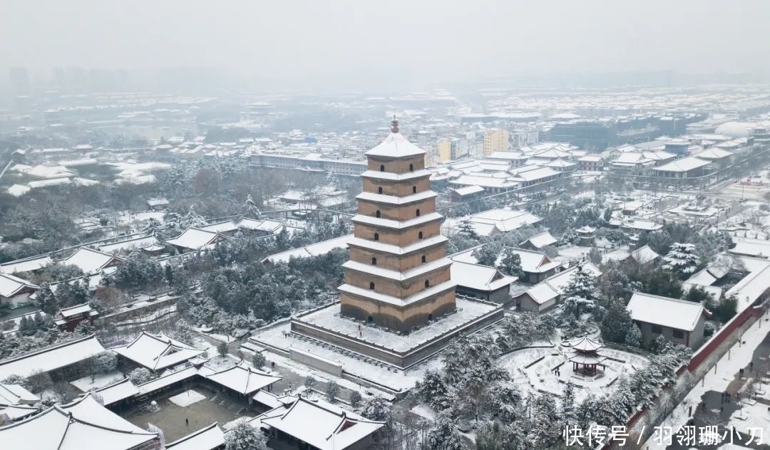 一场雪，西安就穿越回了长安！！