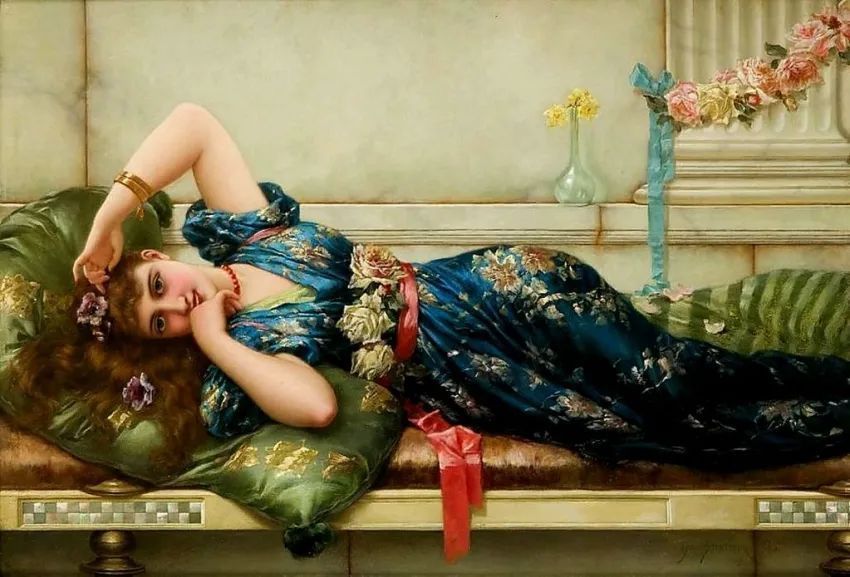 女性&埃米尔油画里的女性,无以名状之美!