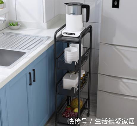 一进小姨家的厨房以为走错了,物品摆放太整齐,看不到瓶瓶罐罐!