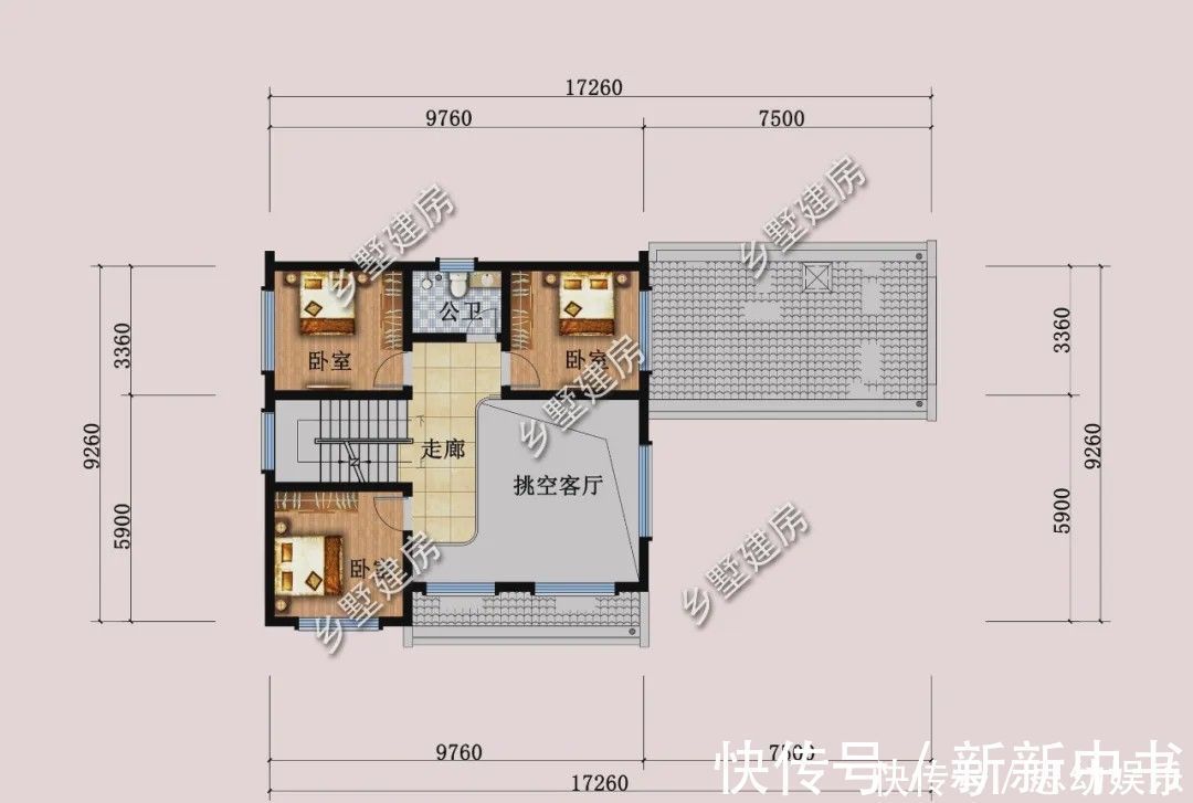 别墅|116平三层中式别墅,美到心坎里,看过收藏才不后悔