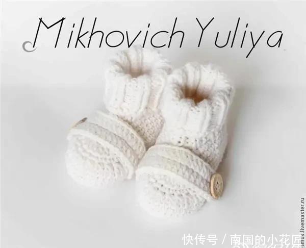 婴幼儿|简单实用的钩织结合婴幼儿地板袜/针织小靴子