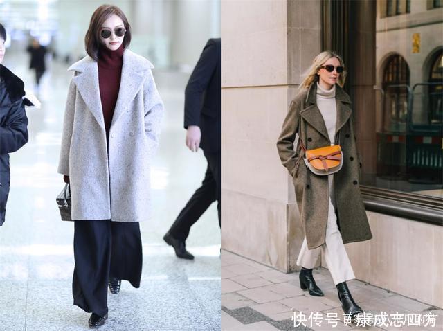 色彩|秋冬的惊艳,就交给“大衣+高领毛衣”吧!4种风格,承包你的时尚