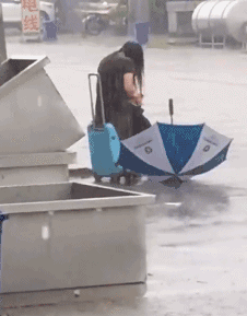 |搞笑GIF趣图:上一秒霸气十足,下一秒跪地求饶