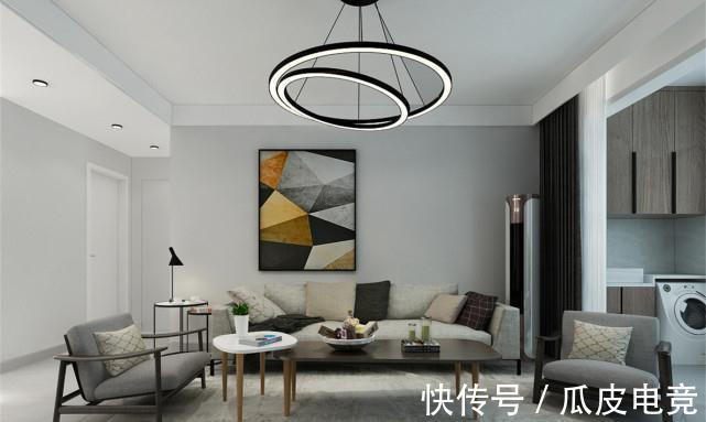 装修|125平极简风三居室简单美观，打造一个现代生活之家