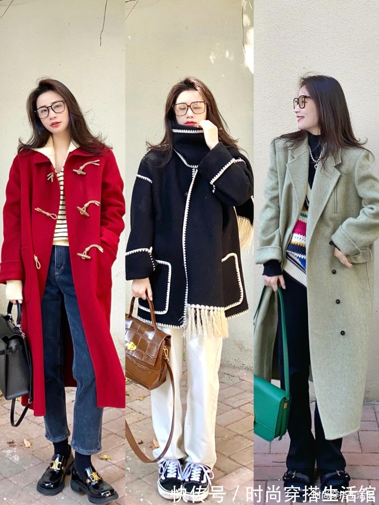 紧身裤|冬至后外套不用买太多,?这几种搭配时髦又减龄,太适合普通人穿