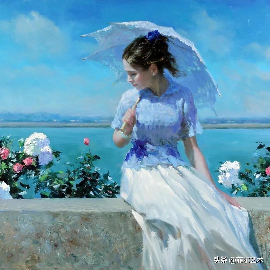 哈巴罗夫斯克&犹如花朵绽放,美得让人难忘~俄罗斯画家人物油画作品欣赏