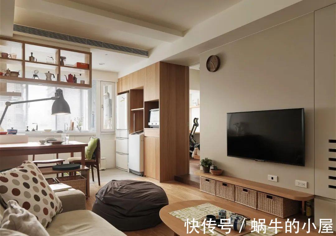 小公寓|小户型yyds!看人家这套43㎡MUJI风小公寓,1㎡都不浪费!