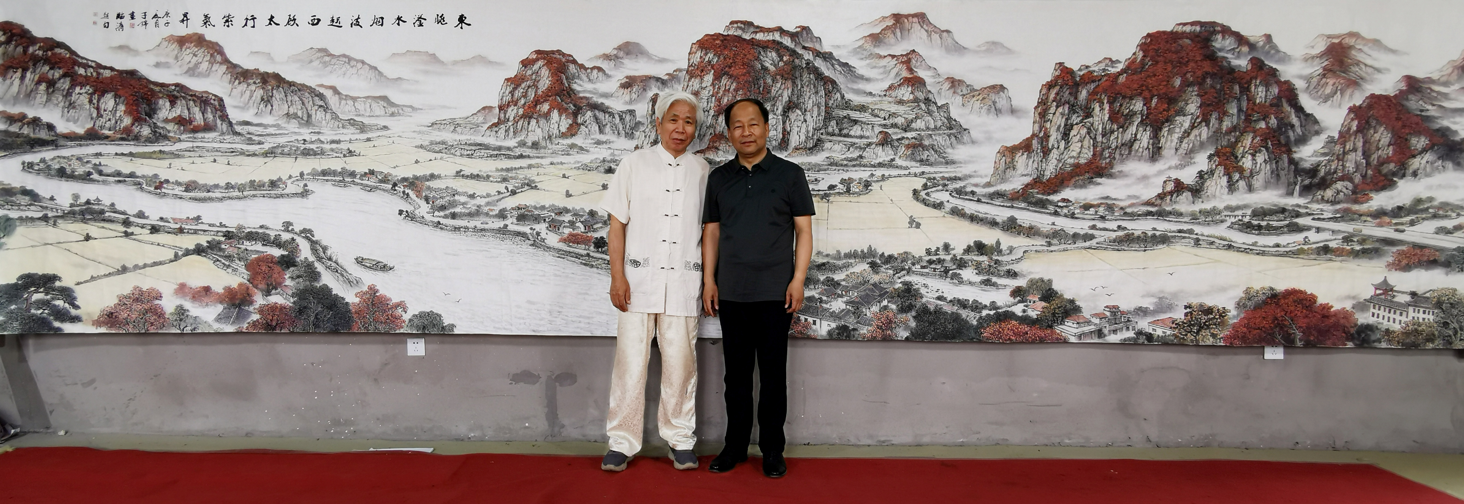 设计|艺术家王子錦一一东眺滏水烟波起,西顾太行紫氣升