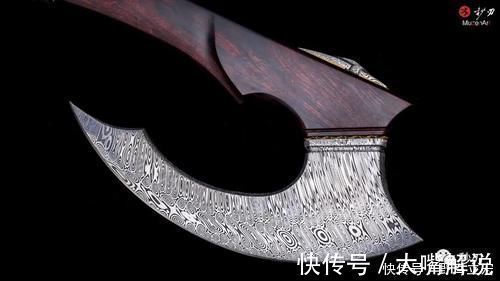 大马士革|北欧战斧,造型张狂,细节精致,手感扎实,就是舍不得用,别问,问就是贵!