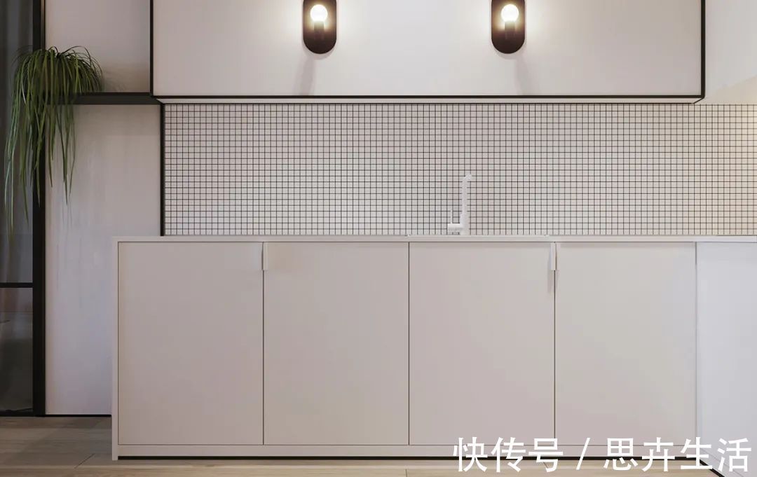 墙面|140㎡现代极简，大胆撞色设计，简约清新布置，年轻人的高级感