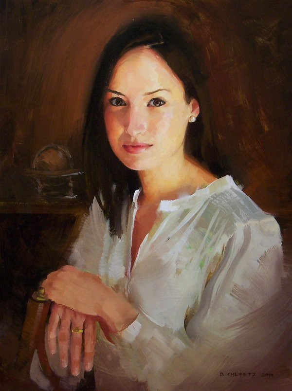 油画&笔触与色彩的乐章,美国画家谢菲兹的油画欣赏