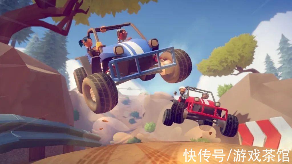 赛车游戏|?VR社交平台Rec Room公布了一款卡通画风赛车游戏，月底发布