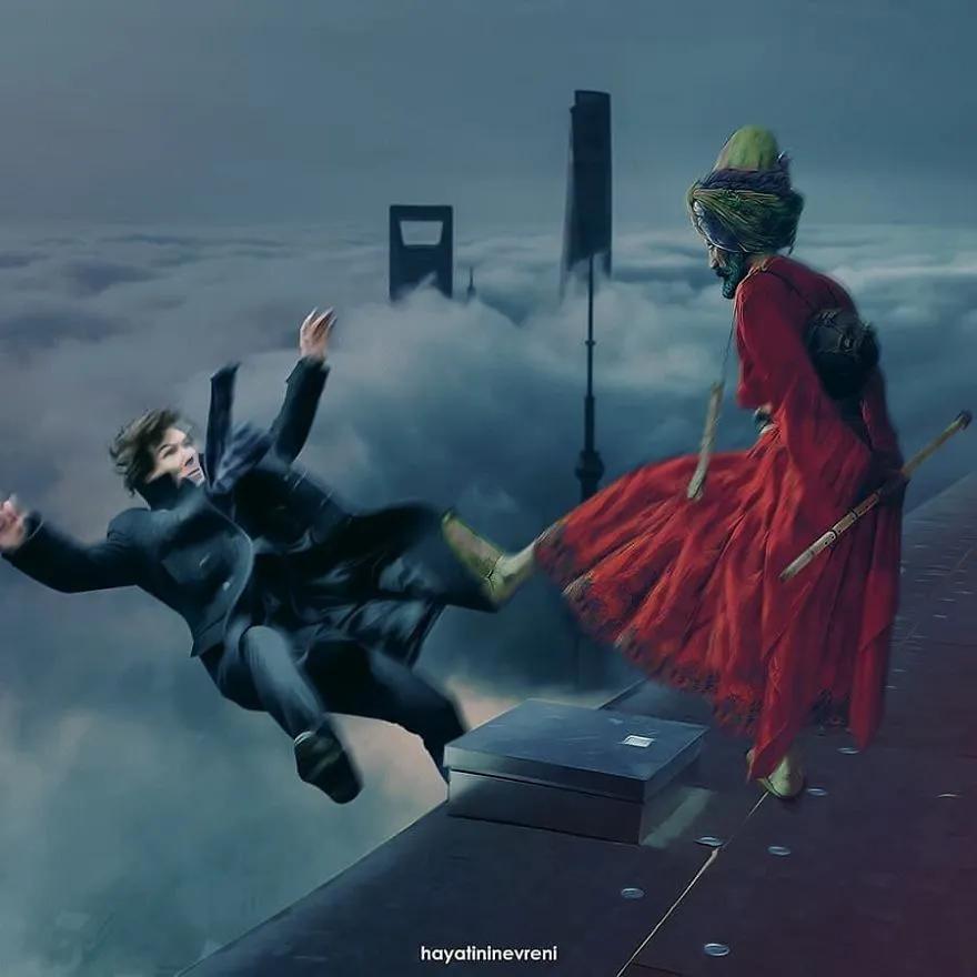 阿尔勒!艺术PS大神恶搞世界名画,梵高和蒙娜丽莎哭晕在厕所…