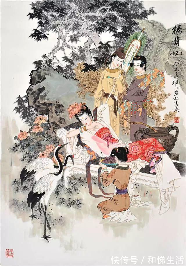 绘画|唯美彩墨勾勒中国故事,项维仁国画工笔欣赏!