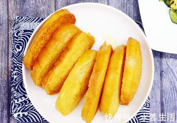 外酥|煎馒头片不要只会裹蛋液,记得多加这1步,煎出来外酥里软不吸油